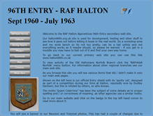 Tablet Screenshot of halton96th.org.uk